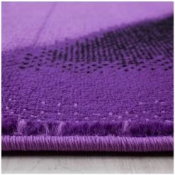 Tapis BOBOCHIC - Tapis Poils Courts NERMA Motif Graphique 80x300 Lilas - Lilas -BOBOCHIC Soldes 2022 29094032 3
