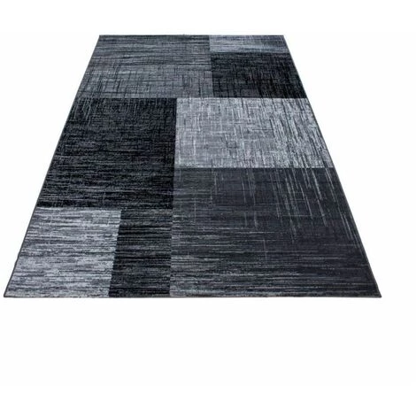Tapis BOBOCHIC - Tapis Poils Courts TINA Motif Graphique 120x170 Noir - Noir 3 Tapis BOBOCHIC - Tapis Poils Courts TINA Motif Graphique 120x170 Noir - Noir