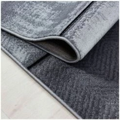 Tapis BOBOCHIC - Tapis Poils Courts FELMIO Motif Graphique 80x150 Noir - Noir -BOBOCHIC Soldes 2022 29094151 4