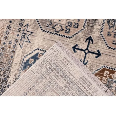 Tapis BOBOCHIC - Tapis Poils Courts YORK Motif Berbère Multicolore - Multicolore 7 Tapis BOBOCHIC - Tapis Poils Courts YORK Motif Berbère Multicolore - Multicolore – Image 5