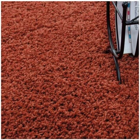 Tapis BOBOCHIC - Tapis Shaggy VITA Uni 60x110 Orange - Orange 5 Tapis BOBOCHIC - Tapis Shaggy VITA Uni 60x110 Orange - Orange – Image 3