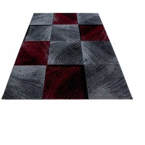 Tapis BOBOCHIC - Tapis Poils Courts MIRIO Motif Graphique 80x150 Rouge - Rouge 3 Tapis BOBOCHIC - Tapis Poils Courts MIRIO Motif Graphique 80x150 Rouge - Rouge