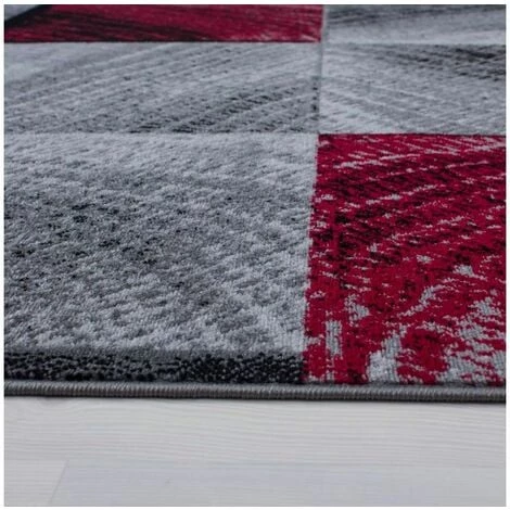 Tapis BOBOCHIC - Tapis Poils Courts MIRIO Motif Graphique 80x150 Rouge - Rouge 5 Tapis BOBOCHIC - Tapis Poils Courts MIRIO Motif Graphique 80x150 Rouge - Rouge â Image 3