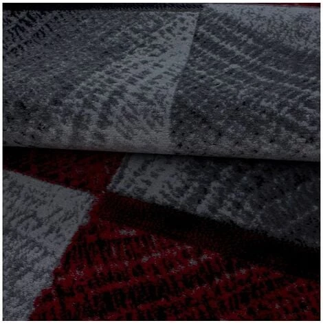 Tapis BOBOCHIC - Tapis Poils Courts MIRIO Motif Graphique 80x150 Rouge - Rouge 7 Tapis BOBOCHIC - Tapis Poils Courts MIRIO Motif Graphique 80x150 Rouge - Rouge â Image 5