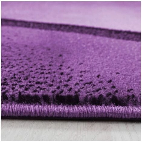 Tapis BOBOCHIC - Tapis Poils Courts SOLMA Motif Graphique 80x150 Lilas - Lilas 5 Tapis BOBOCHIC - Tapis Poils Courts SOLMA Motif Graphique 80x150 Lilas - Lilas – Image 3