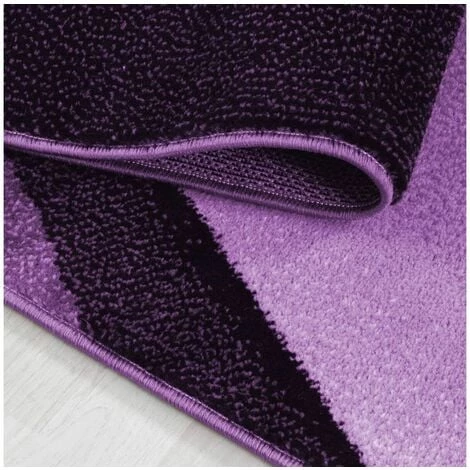 Tapis BOBOCHIC - Tapis Poils Courts SOLMA Motif Graphique 80x150 Lilas - Lilas 6 Tapis BOBOCHIC - Tapis Poils Courts SOLMA Motif Graphique 80x150 Lilas - Lilas – Image 4