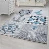 Tapis Enfant BOBOCHIC - Tapis Enfant Shaggy OCEANA Imprimé 160x230 Gris - Gris -BOBOCHIC Soldes 2022 29342926 1