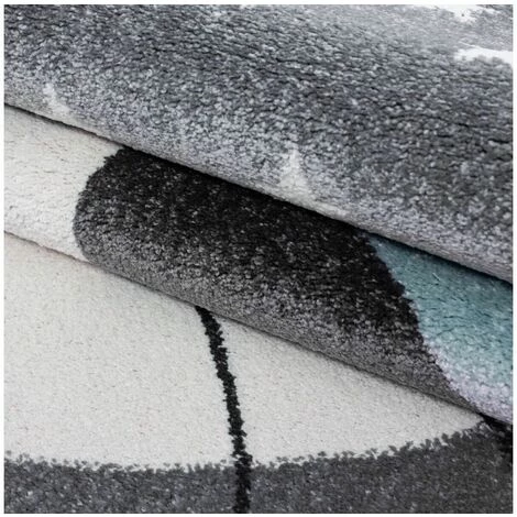 Tapis Enfant BOBOCHIC - Tapis Enfant Shaggy Rond CHAT Imprimé 120x120 Bleu - Bleu 5 Tapis Enfant BOBOCHIC - Tapis Enfant Shaggy Rond CHAT Imprimé 120x120 Bleu - Bleu – Image 3