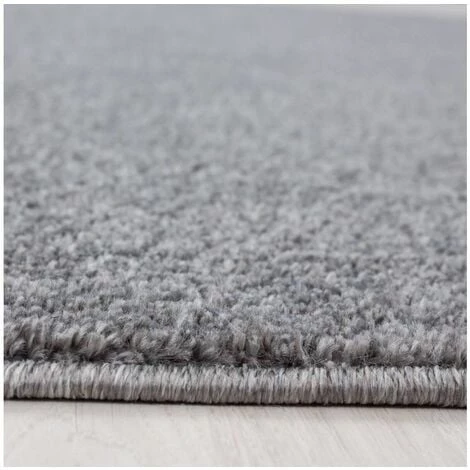 Tapis BOBOCHIC - Tapis Shaggy Rond BALI Uni 120x120 Gris Clair - Gris Clair 4 Tapis BOBOCHIC - Tapis Shaggy Rond BALI Uni 120x120 Gris Clair - Gris Clair – Image 2