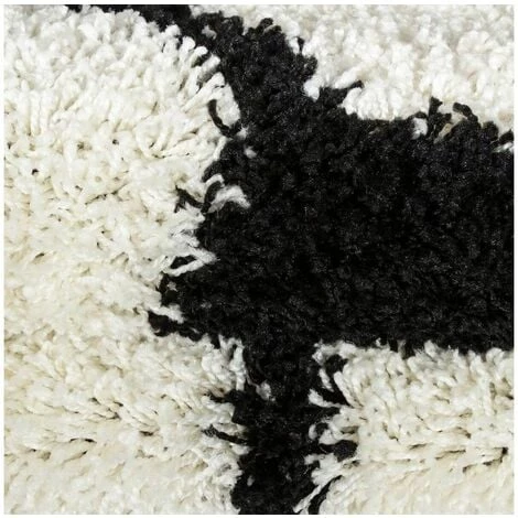 Tapis Enfant BOBOCHIC - Tapis Enfant Shaggy Rond GAME Imprimé 100x100 Noir - Noir 4 Tapis Enfant BOBOCHIC - Tapis Enfant Shaggy Rond GAME Imprimé 100x100 Noir - Noir – Image 2