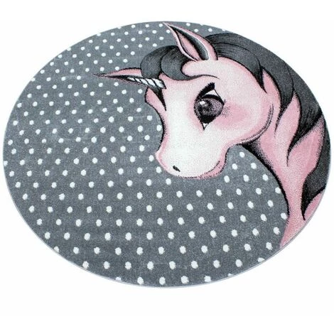 Tapis Enfant BOBOCHIC - Tapis Enfant Shaggy Rond MILENA Imprimé 120x120 Rose - Rose 3 Tapis Enfant BOBOCHIC - Tapis Enfant Shaggy Rond MILENA Imprimé 120x120 Rose - Rose