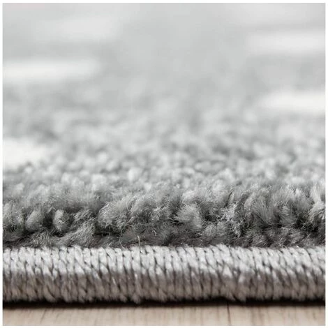 Tapis Enfant BOBOCHIC - Tapis Enfant Shaggy Rond MILENA Imprimé 120x120 Rose - Rose 4 Tapis Enfant BOBOCHIC - Tapis Enfant Shaggy Rond MILENA Imprimé 120x120 Rose - Rose – Image 2