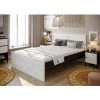 Lit BOBOCHIC - Lit 140x190 Cm MIAMI Noir + Blanc - Noir + Blanc -BOBOCHIC Soldes 2022 29642604 1