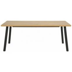 Table à Manger BOBOCHIC - Table à Manger BLACKWOOD 190 Cm Imitation Chêne Et Noir - Bois -BOBOCHIC Soldes 2022 29780456 4