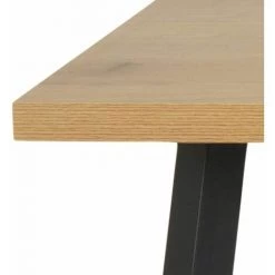 Table à Manger BOBOCHIC - Table à Manger BLACKWOOD 190 Cm Imitation Chêne Et Noir - Bois -BOBOCHIC Soldes 2022 29780456 5