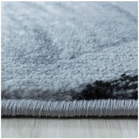 Tapis BOBOCHIC - Tapis Poils Courts KRISTEN Motif Graphique 120x170 Noir - Noir 5 Tapis BOBOCHIC - Tapis Poils Courts KRISTEN Motif Graphique 120x170 Noir - Noir – Image 3