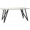 Table à Manger BOBOCHIC - Table à Manger 160 Cm YORK Verre Trempé Et Métal Noir - Noir 2 Table à Manger BOBOCHIC - Table à Manger 160 Cm YORK Verre Trempé Et Métal Noir - Noir -BOBOCHIC Soldes 2022 30115450 1