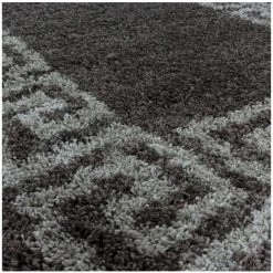Tapis BOBOCHIC - Tapis Shaggy SINA Motif Grec 60x110 Taupe - Taupe -BOBOCHIC Soldes 2022 30115507 5