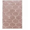 Tapis BOBOCHIC - Tapis Shaggy SAFI Motif Berbère 60x110 Rose Poudré - Rose Poudré -BOBOCHIC Soldes 2022 30115511 1