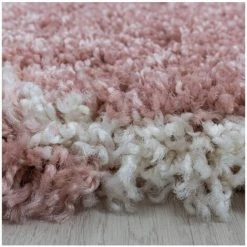 Tapis BOBOCHIC - Tapis Shaggy SAFI Motif Berbère 60x110 Rose Poudré - Rose Poudré -BOBOCHIC Soldes 2022 30115511 4
