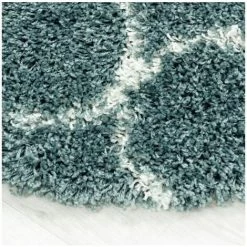 Tapis BOBOCHIC - Tapis Shaggy Rond SAFI Motif Berbère 80x80 Bleu - Bleu 11 Tapis BOBOCHIC - Tapis Shaggy Rond SAFI Motif Berbère 80x80 Bleu - Bleu -BOBOCHIC Soldes 2022 30115559 5
