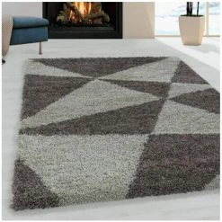 Tapis BOBOCHIC - Tapis Shaggy SIDI Motif Graphique 60x110 Taupe - Taupe 9 Tapis BOBOCHIC - Tapis Shaggy SIDI Motif Graphique 60x110 Taupe - Taupe -BOBOCHIC Soldes 2022 30115640 4