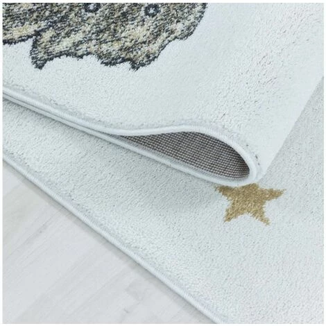 Tapis Enfant BOBOCHIC - Tapis Enfant Shaggy DINO Imprimé 80x150 Rose - Rose 5 Tapis Enfant BOBOCHIC - Tapis Enfant Shaggy DINO Imprimé 80x150 Rose - Rose – Image 3