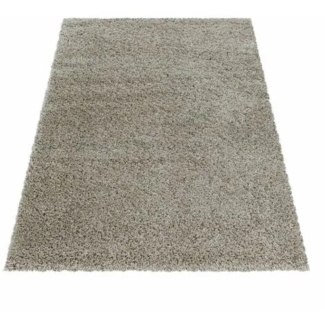 Tapis BOBOCHIC - Tapis Shaggy TAZA Uni 60x110 Beige - Beige 4 Tapis BOBOCHIC - Tapis Shaggy TAZA Uni 60x110 Beige - Beige – Image 2