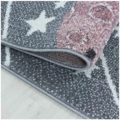 Tapis Enfant BOBOCHIC - Tapis Enfant Shaggy GALAXY Imprimé 80x150 Gris - Gris -BOBOCHIC Soldes 2022 30115822 4