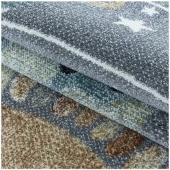 Tapis Enfant BOBOCHIC - Tapis Enfant Shaggy GALAXY Imprimé 80x150 Gris - Gris -BOBOCHIC Soldes 2022 30115822 5