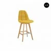 Tabouret De Bar BOBOCHIC - Lot De 4 Tabourets De Bar H 105cm MARIUS Jaune - Jaune