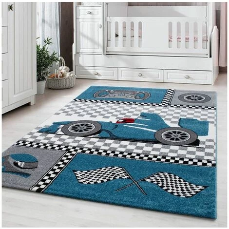 Tapis Enfant BOBOCHIC - Tapis Enfant Shaggy VOITURE Imprimé 80x150 Bleu - Bleu 3 Tapis Enfant BOBOCHIC - Tapis Enfant Shaggy VOITURE Imprimé 80x150 Bleu - Bleu