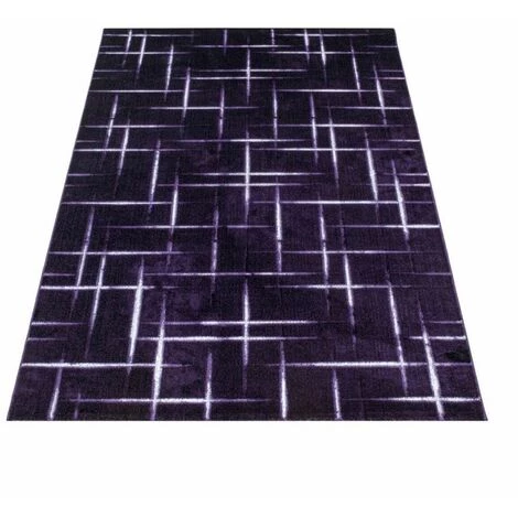 Tapis BOBOCHIC - Tapis Poils Courts CHYPRE Motif Graphique 80x150 Lilas - Lilas 4 Tapis BOBOCHIC - Tapis Poils Courts CHYPRE Motif Graphique 80x150 Lilas - Lilas – Image 2