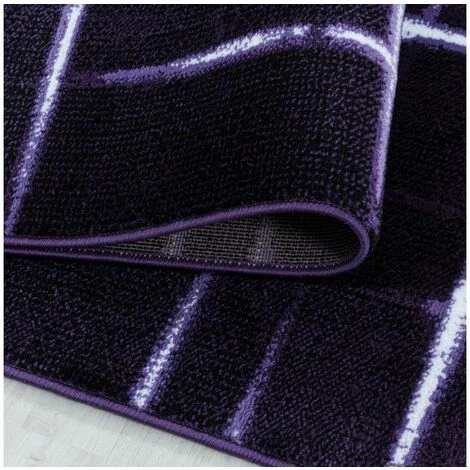 Tapis BOBOCHIC - Tapis Poils Courts CHYPRE Motif Graphique 80x150 Lilas - Lilas 6 Tapis BOBOCHIC - Tapis Poils Courts CHYPRE Motif Graphique 80x150 Lilas - Lilas – Image 4