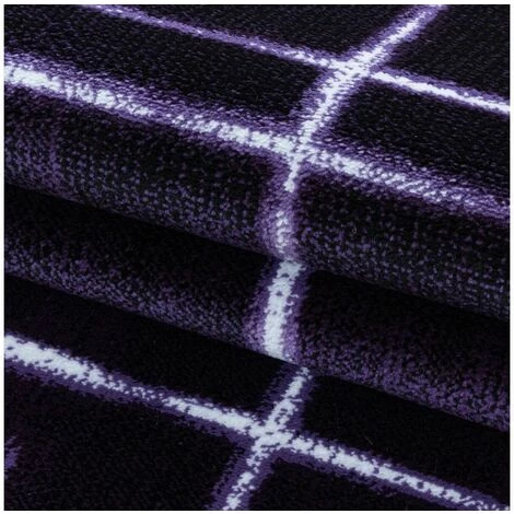 Tapis BOBOCHIC - Tapis Poils Courts CHYPRE Motif Graphique 80x150 Lilas - Lilas 7 Tapis BOBOCHIC - Tapis Poils Courts CHYPRE Motif Graphique 80x150 Lilas - Lilas – Image 5