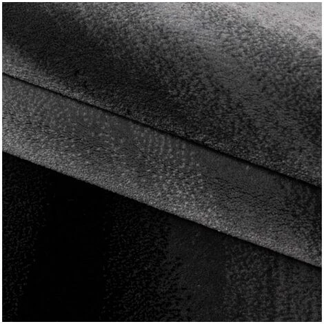 Tapis BOBOCHIC - Tapis Poils Courts SOHO Motif Graphique 80x150 Noir - Noir 7 Tapis BOBOCHIC - Tapis Poils Courts SOHO Motif Graphique 80x150 Noir - Noir – Image 5
