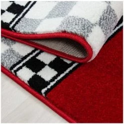 Tapis Enfant BOBOCHIC - Tapis Enfant Shaggy VOITURE Imprimé 120x170 Rouge - Rouge -BOBOCHIC Soldes 2022 30863649 3