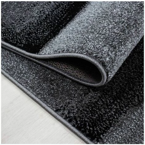 Tapis BOBOCHIC - Tapis Poils Courts LUCIE Motif Graphique 80x150 Noir - Noir 6 Tapis BOBOCHIC - Tapis Poils Courts LUCIE Motif Graphique 80x150 Noir - Noir â Image 4