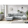 Bobochic Sweden - Canapé D'angle Panoramique - Convertible Avec Coffre - 7 Places - Gauche Couleur - Gris Clair - Gris Clair -BOBOCHIC Soldes 2022 31536263 1