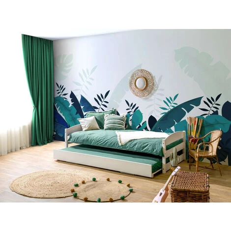 Lit Enfant BOBOCHIC - Lit Gigogne 90x200 BULLO Cm Blanc En Bois Massif - Blanc 5 Lit Enfant BOBOCHIC - Lit Gigogne 90x200 BULLO Cm Blanc En Bois Massif - Blanc – Image 3