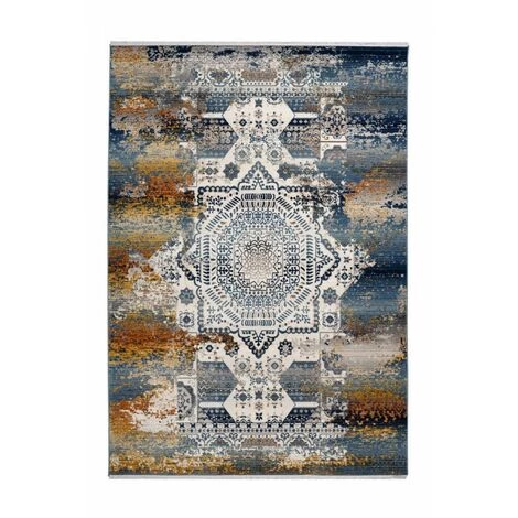 Tapis BOBOCHIC - Tapis Poils Courts VIKI Motif Berbère Multicolore - Multicolore 5 Tapis BOBOCHIC - Tapis Poils Courts VIKI Motif Berbère Multicolore - Multicolore – Image 3