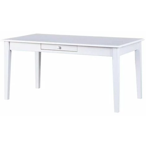 Table à Manger BOBOCHIC - Table à Manger WINTERLAND 160cm Blanc En Bois Massif - Blanc 3 Table à Manger BOBOCHIC - Table à Manger WINTERLAND 160cm Blanc En Bois Massif - Blanc