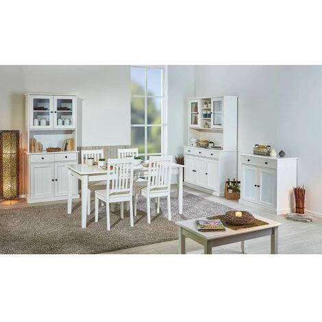 Table à Manger BOBOCHIC - Table à Manger WINTERLAND 160cm Blanc En Bois Massif - Blanc 4 Table à Manger BOBOCHIC - Table à Manger WINTERLAND 160cm Blanc En Bois Massif - Blanc – Image 2