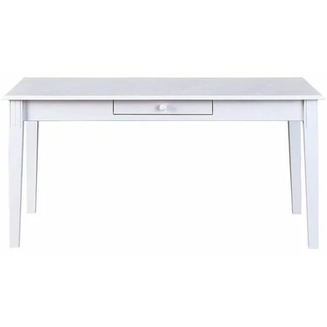 Table à Manger BOBOCHIC - Table à Manger WINTERLAND 160cm Blanc En Bois Massif - Blanc 7 Table à Manger BOBOCHIC - Table à Manger WINTERLAND 160cm Blanc En Bois Massif - Blanc – Image 5