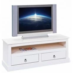 Meubles TV BOBOCHIC - Meuble TV 118cm FOLIERE Blanc En Bois Massif - Blanc 9 Meubles TV BOBOCHIC - Meuble TV 118cm FOLIERE Blanc En Bois Massif - Blanc -BOBOCHIC Soldes 2022 32389199 3