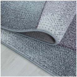 Tapis BOBOCHIC - Tapis Poils Court POLMIO Motif Graphique 80x150 Lilas - Lilas -BOBOCHIC Soldes 2022 32389245 4