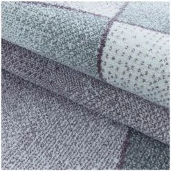 Tapis BOBOCHIC - Tapis Poils Court POLMIO Motif Graphique 80x150 Lilas - Lilas -BOBOCHIC Soldes 2022 32389245 5