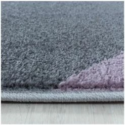 Tapis BOBOCHIC - Tapis Poils Courts DORYA Motif Graphique 80x150 Lilas - Lilas -BOBOCHIC Soldes 2022 32389369 3