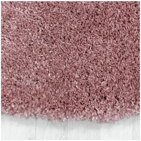 Tapis BOBOCHIC - Tapis Shaggy Rond FALMA Uni 80x80 Rose - Rose 3 Tapis BOBOCHIC - Tapis Shaggy Rond FALMA Uni 80x80 Rose - Rose
