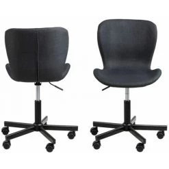 Chaise De Bureau BOBOCHIC - Chaise De Bureau BALA Gris Gris - Gris -BOBOCHIC Soldes 2022 32599475 4